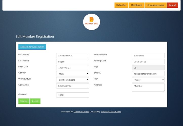 Register Member Master